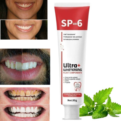 SIYDHA Sp 6 Ultra Toothpaste White Lining Bamboo Charcoal Whitening Formula For Adults Toothpaste(30 g)