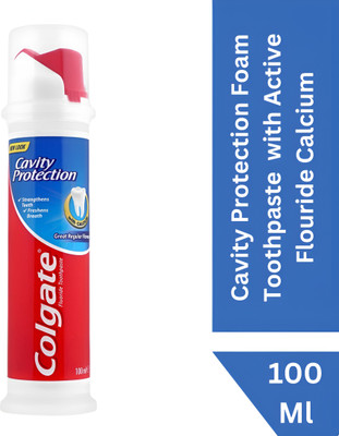 Colgate Cavity Protection pump with Active Fluoride & Calcium toothpaste Toothpaste(100 ml)