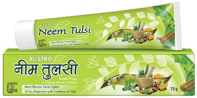 AUSTRO Tulsi neem tooth paste 75 gm 1 pc Toothpaste(1 g)