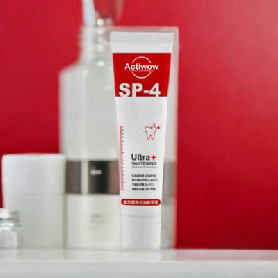 ACTIWOW SP4 Ultra Whitening Paste for Whitening Teeth and Fresh Mint Flavor Toothpaste(40 g)