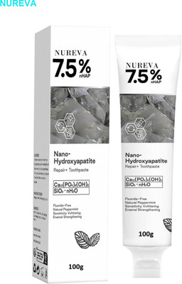 nureva Hydroxyapatite Toothpaste for Organic Enamel Care Toothpaste(100 g)