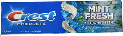 Crest COMPLETE MINT FRESH + STRONG TEETH TOOTHPASTE Toothpaste(100 ml)