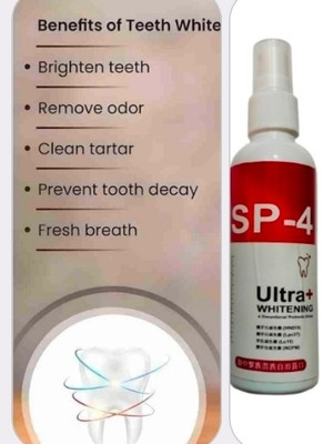 bullweiser SP4 Sensitivity Protection & Whitening Spray Toothpaste(60 ml)
