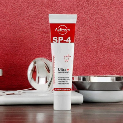 ACTIWOW SP4 Teeth Whitening Toothpaste for Brighter Teeth and Fresh Breath Toothpaste(40 g)