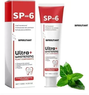 BIFRRUTANT Teeth Whitening with Deep Clean Action – SP-6 Good Toothpaste Toothpaste(30 g)