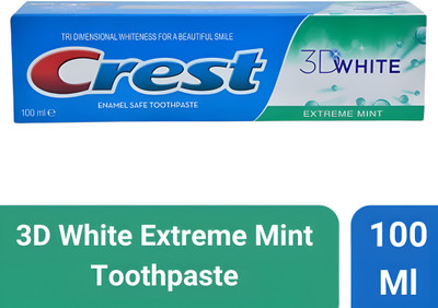 Crest 3D White Extreme Mint Flavour Enamel Safe Toothpaste(100 ml)