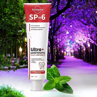 ACTIWOW SP 6 Whitening Toothpaste with Fresh Minty Flavor & Whitening Effect Toothpaste(40 g)