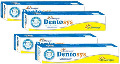 Dr. Morepen Dentosys Medicated anti-sensitivity toothpaste 4x100g Toothpaste(400 g, Pack of 4)