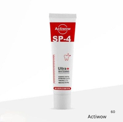 ACTIWOW SP4 Natural Detox Mint Charcoal Gel Toothpaste(50 g)