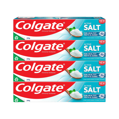 Colgate Active Salt Toothpaste with Salt and Mint, Daily Germ Protection (Combo Pack) Toothpaste(800)