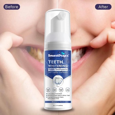 smartdrops Toothpaste For Brighting Your Smile With Our Formula | Men & Women | Toothpaste(60 ml)