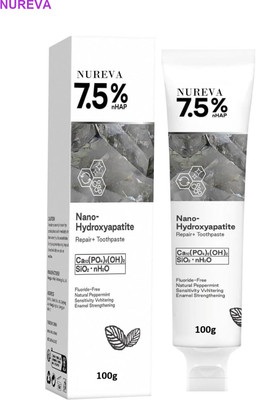 nureva Hydroxyapatite Toothpaste for Gentle Whitening & Freshness Toothpaste(100 g)