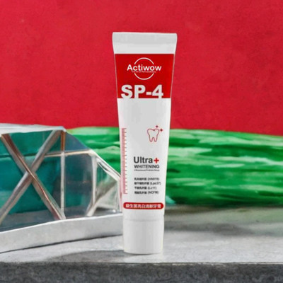ACTIWOW SP4 Whitening Paste for Teeth and Gums Care with Refreshing Mint Flavor Toothpaste(40 g)