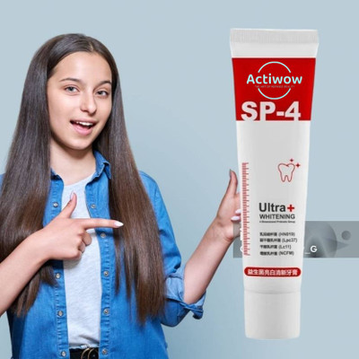 ACTIWOW SP 4 Ultra Bamboo Charcoal Probiotic Whitening Toothpaste Toothpaste(40 g)