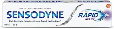 SENSODYNE Rapid Relief Toothpaste 80g (Pack of 1) Toothpaste(80 g)