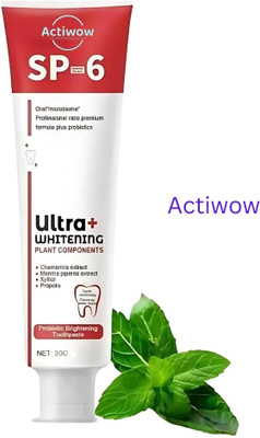 ACTIWOW SP6 Ultra Whitening Toothpaste for Maximum Whitening Effect Toothpaste(40 g)