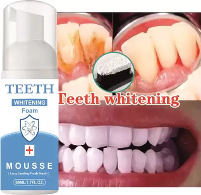 Prifakt Mousse Toothpaste Remove Plaque Oral Odor Cleansing teeth Mousse Bright Teeth Toothpaste(60 ml)