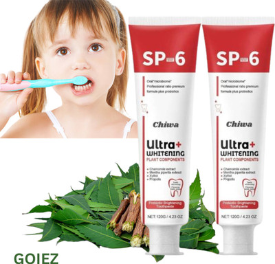 GOIEZ Sp-6 Advanced Whitening Toothpaste – Makes Teeth Whiter With Regular Use. Toothpaste(60 g, Pack of 2)