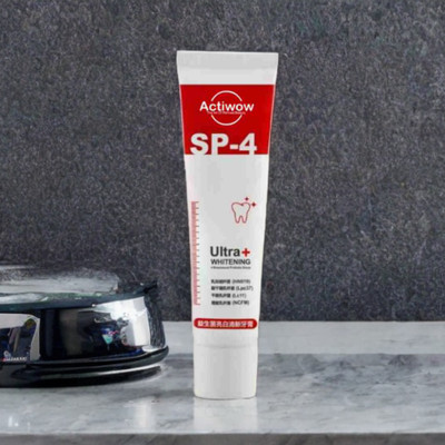 ACTIWOW SP4 Ultra Whitening Paste for Fresh Breath and Teeth Brightening Toothpaste(40 g)