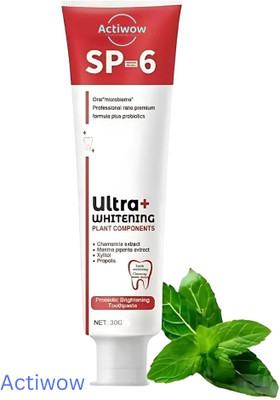 ACTIWOW SP6 Ultra Whitening Toothpaste for Daily Use A01 Toothpaste(40 g)