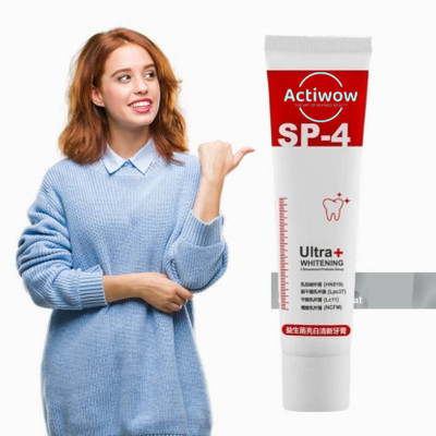 ACTIWOW SP 4 Ultra Whitening Toothpaste with Charcoal Power Toothpaste(40 g)