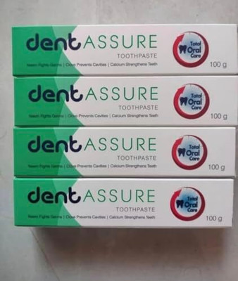 Rastic Assure Dent Neem, Tulsi Toothpaste Toothpaste(400 g, Pack of 4)