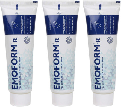 Emoform Tothpaste 100gm 3pc Toothpaste(300 g, Pack of 3)