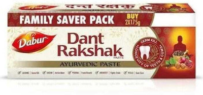 Dabur Dant Rakshak Toothpast 175x2 Toothpaste(175 g)