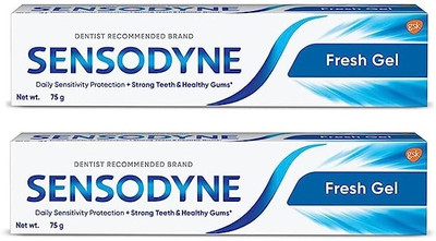 SENSODYNE FRESH GEEL Toothpaste(75 g, Pack of 2)