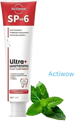 ACTIWOW SP6 Ultra Whitening & Fresh Breath Toothpaste for Sensitive Teeth Toothpaste(40 g)