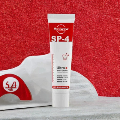 ACTIWOW SP4 Whitening Paste for Teeth and Gum Protection with Fresh Mint Flavor Toothpaste(40 g)