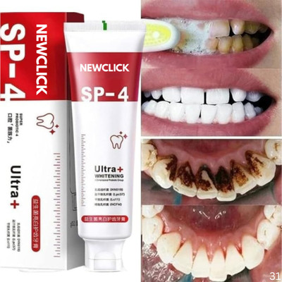 NewClick SP 4 Brightening Toothpaste – Removes Stains & Keeps Teeth Healthy and White Toothpaste(50 g)