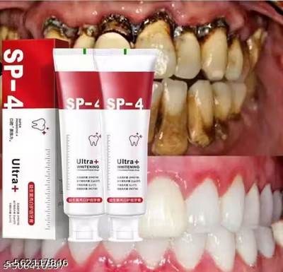 BAOUCH Toothpaste, Advanced Whitening Formula, Stain Removal, 60g (Pack Of 2) Toothpaste(60 g, Pack of 2)