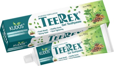 Kudos Ayurveda Teerex Gel Toothpaste (100g x 2) Toothpaste(200 g, Pack of 2)