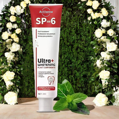 ACTIWOW SP 6 Whitening Toothpaste with Natural Fresh Mint & Whitening Power Toothpaste(40 g)