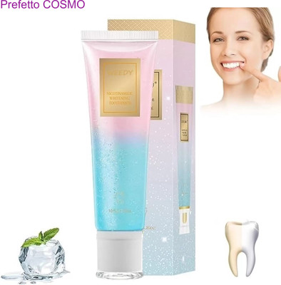 Prefetto COSMO Whitening Toothpaste – Safe for Gums, Niacinamide Toothpaste(100 g)