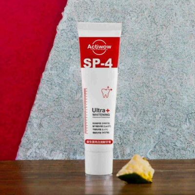 ACTIWOW SP4 Ultra Whitening Mint Paste for Teeth and Gum Care Toothpaste(40 g)