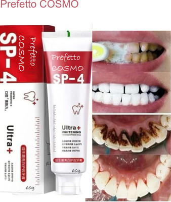 Prefetto COSMO SP-4 Toothpaste 5X Whitening Boost 60g Toothpaste(60 g)