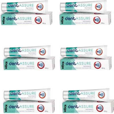 Rastic Assure Neem and Pudina paste Toothpaste Pack of 6 Toothpaste(600 g, Pack of 6)