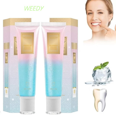 WEEDY Niacinamide Whitening Toothpaste for Fresh Breath and Total Tooth Protection Toothpaste(70 g, Pack of 2)