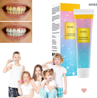 GOIEZ Whitening Toothpaste 100gm Niacinamide Gentle Daily Care Toothpaste(100 g)