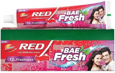 Dabur Red Bae Fresh Gel - 300gm (150gm*2) | Fights Bad Breath, Cavity Toothpaste(300 g)