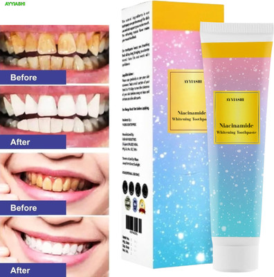 AYYIASHI Niacinamide Toothpaste Whitening For Clean White Teeth Toothpaste(100 g)