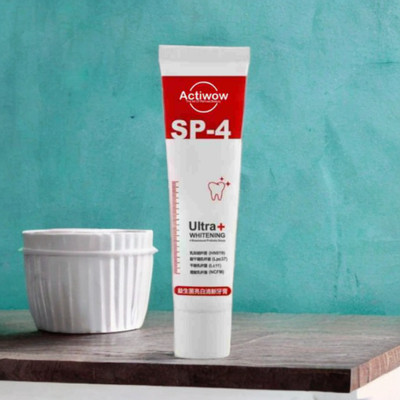 ACTIWOW SP4 Ultra Whitening Toothpaste for Brighter Teeth and Fresh Minty Breath Toothpaste(40 g)