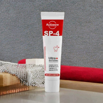 ACTIWOW SP4 Teeth Whitening Paste for Stain Removal and Long-Lasting Fresh Breath Toothpaste(40 g)