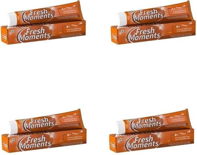 fresh moments Ayurvedic Toothpaste Orange, 100gm each, Pack of 4 Toothpaste Toothpaste(400 g, Pack of 4)