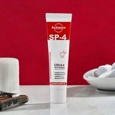 ACTIWOW SP4 Intensive Whitening Paste for Teeth with Fresh Mint Flavor Toothpaste(40 g)