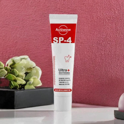 ACTIWOW SP4 Whitening Toothpaste Mint Flavor for Fresh Breath and Teeth Brightening Toothpaste(40 g)