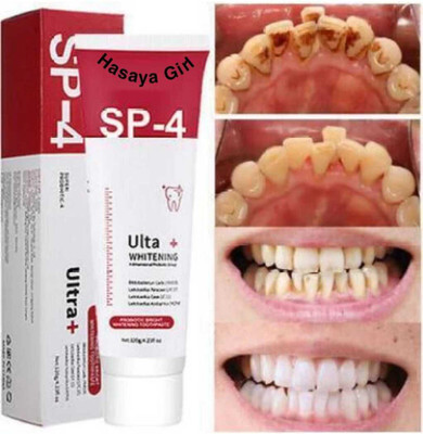 hghasayagirl SP 4 Intensive Teeth Ultra OG Whitening Toothpaste(30 g)