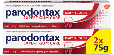 Parodontax Daily Fluoride Toothpaste For Daily Protection Against Gum Problems, Multi Pack Toothpaste(150 g, Pack of 2)